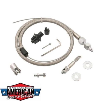 Gaszug Set 91cm Universal - Throttle Cable Kits 36" - Stahlfelx Edelstahl