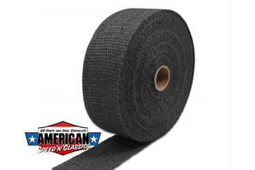 Preview: Hitzeschutzband 5cm x 30m Graphit Schwarz Thermo-Tec Exhaust Wrap 11023