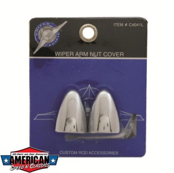 Preview: Bullet Caps Windshield Wiper Chrome Cover 0.625 in. 15,875mm