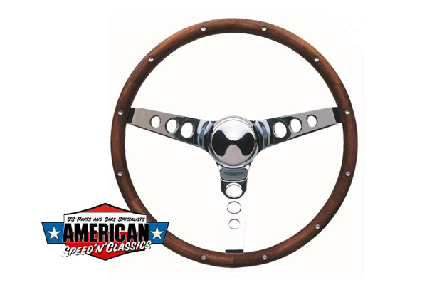 American Speed 'n' Classics - Lenkrad Ø 34cm Holz Classic Wood Holzlenkrad  Grant - Steering Wheel