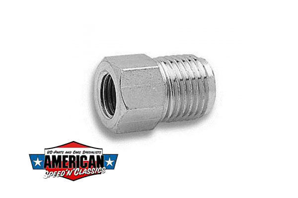 American Speed 'n' Classics - Bremsleitung Verbinder 1/4 Außen auf 3/16  Innen Adapter Fitting