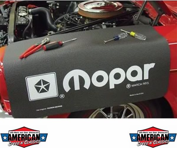 American Speed 'n' Classics - Mopar Kotflügelmatte Kotflügelschoner  Schutzmatte Fender Cover