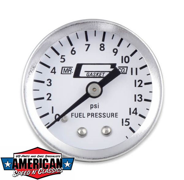 Druckanzeige Wasserdruckmesser Manometer Öldruckmesser 0-15psi/0-1bar 1/4'  BSPT