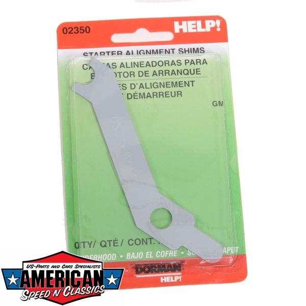 Starter Offset Shims GM Chevrolet Diagonal