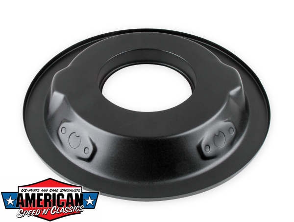Luftfilter 14x3" Holley Schwarz komplett Set Schraube Gewindestange PCV