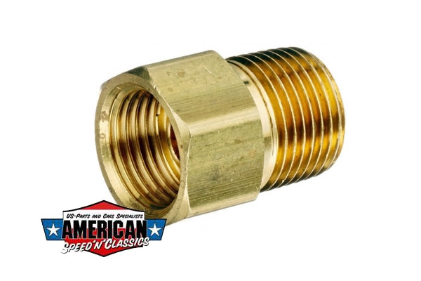 American Speed 'n' Classics - Bremsleitung Adapter 1/8 Au auf 1/4
