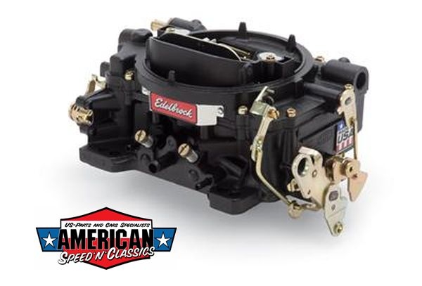 Edelbrock 14053 Vergaser 600CFM man. Choke schwarz Hot Rod Chevrolet Ford Mopar