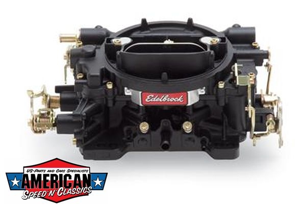 Edelbrock 14053 Vergaser 600CFM man. Choke schwarz Hot Rod Chevrolet Ford Mopar