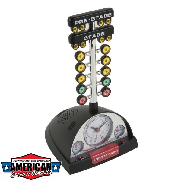 Uhr Drag Racing Tree Wecker Crazy Racer - Road Rage 