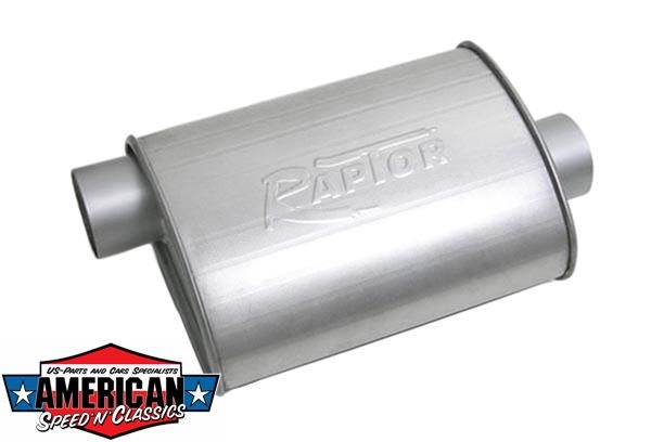 Auspufftopf Raptor 2" 50,8mm Schalldämpfer Flowtech Turbo Auspuff