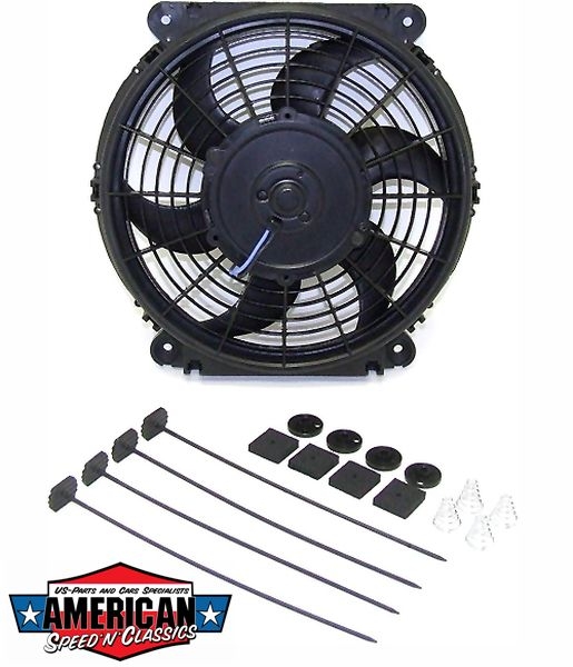 Elektrolüfter 10" 25,4cm 650CFM Luftdurchsatz Kühlerventilator 3670 Hayden