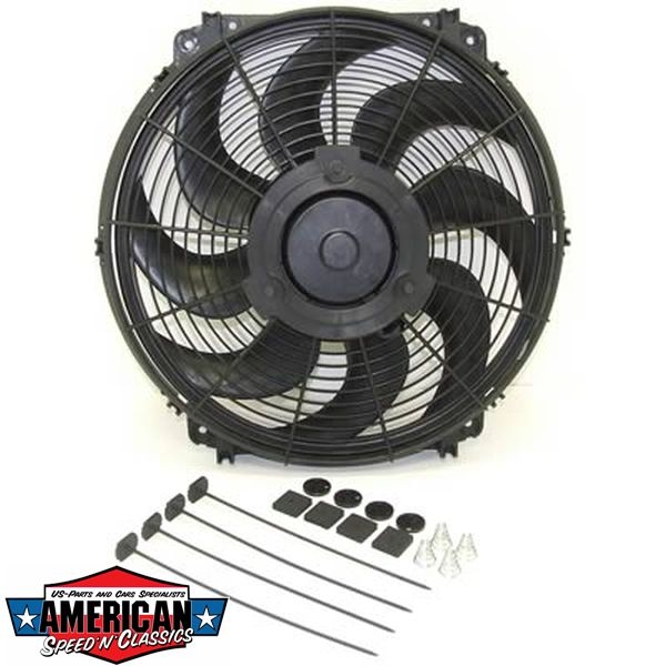 Elektrolüfter 16" 40,6cm 1500CFM Luftdurchsatz Kühlerventilator 3710 Hayden