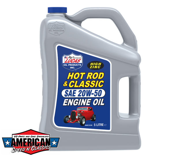 Motoröl SAE 20W-50 Lucas Oil Hot Rod & Classic Zink