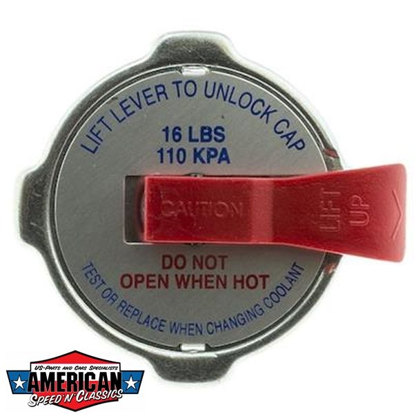 Kühlerverschlussdeckel 16psi 54mm Druckentlastungshebel Chevrolet Ford Mopar