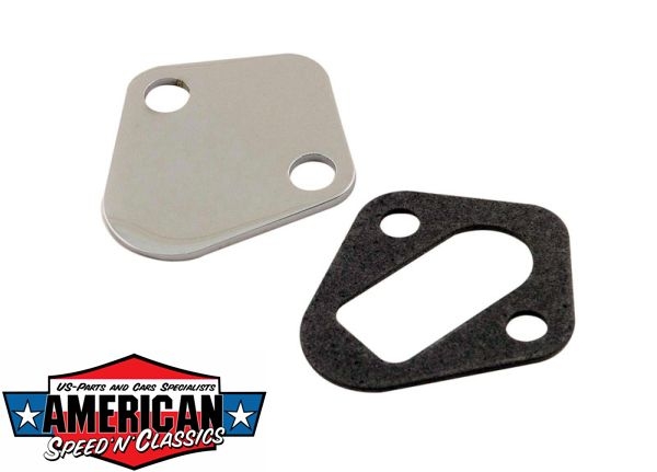 Benzinpumpenabdeckung Chevrolet Big Block V8 V6 - Fuel Pump Block Off Plate