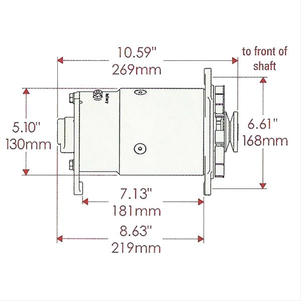 Lichtmaschine Generator GM 1953-1963 Chevrolet Cadillac GMC Oldsmobile Pontiac Studebaker
