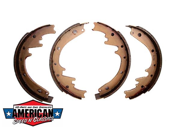 Bremsbeläge 11x1-3/4 Hinten 1948-73 Chevrolet Ford GMC Hudson Olds Trommelbremse Bremsbacke