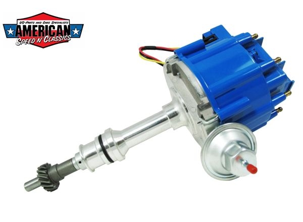 Zündverteiler Ford HEI 351C/M 400 429 460 Alu Zündspule 50KV Ready to Run