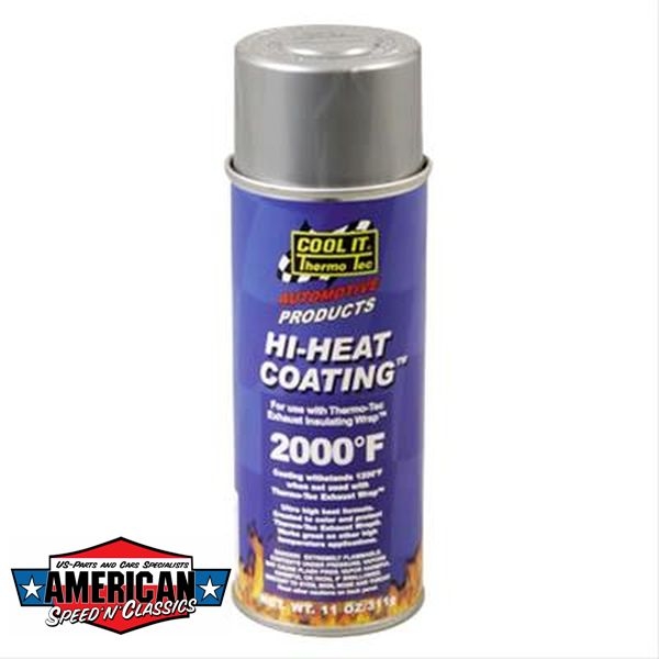 Hitzeschutzband Hi-Heat Spray Silber Alu Krümmerlack Auspufflack Thermo-Tec 12002
