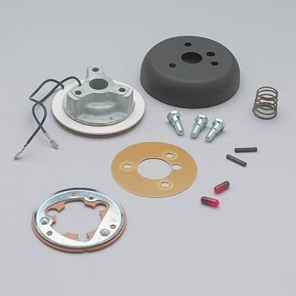 Grant - Steering Wheel Installation Kit, 3-Bolt Mount, Matte Black, Aluminum, Ford, Falcon/Galaxie, Kit