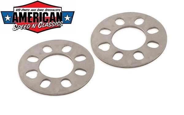 American Speed 'n' Classics - Spurverbreiterung 8mm 5x4,5 5x4,75 5x5  Distanzscheibe 16mm Universal US CAR Oldtimer Mopar