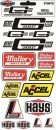 Aufkleberset Mr.Gasket Hays Mallory Accel Lakewood Decal Set