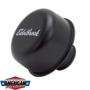 Entlüfter Schwarz 1" für 1,25" Edelbrock Kurbelwellengehäuseentlüftung Breather Cap