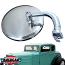 Aussenspiegel 3" Peep Mirror Kustom Hot Rod Custom Edelstahl